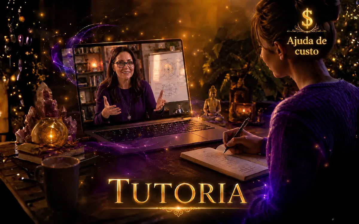 Cena representando tutoria no Grão-Mestrado